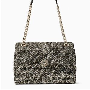 Kate Spade Natalia Tweed Small Flap Shoulder Bag
